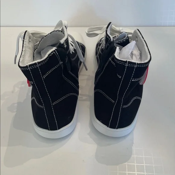 Women’s Black High Top Sneakers - Picture 5 of 9